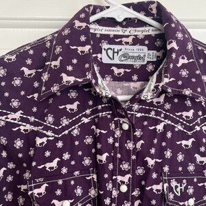 Girls Western Shirt Size XL (14-16)